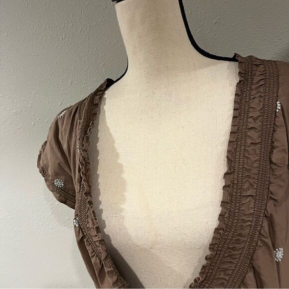 Clearance!!! Embroidered v-neck dress - Picture 2 of 12